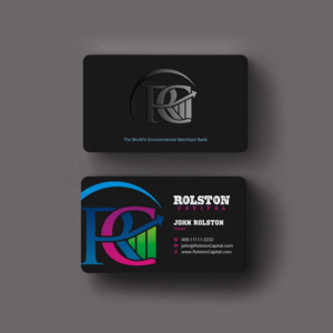 Business Card Design by INDIAN_Ashok for Viridi capital  | Design: #27538543