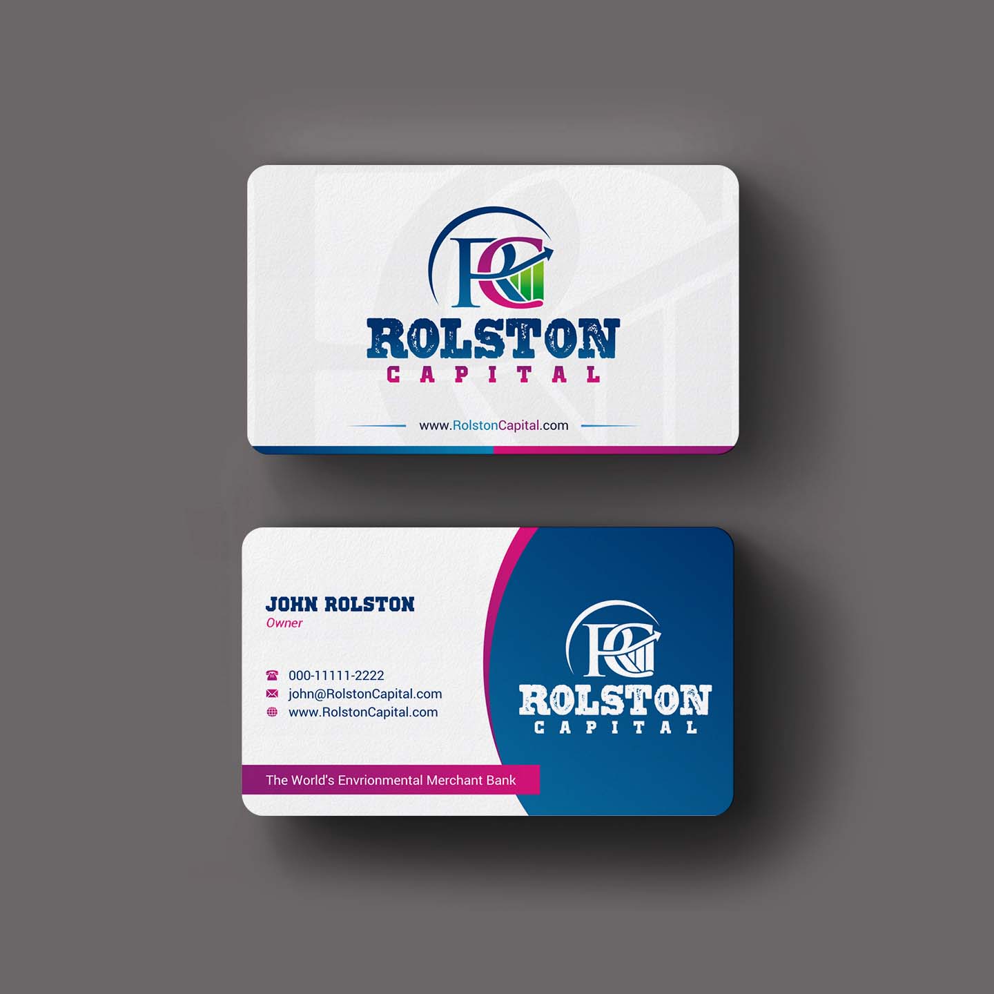 Design de Carte de Visite par INDIAN_Ashok pour Viridi capital  | Design #27538544