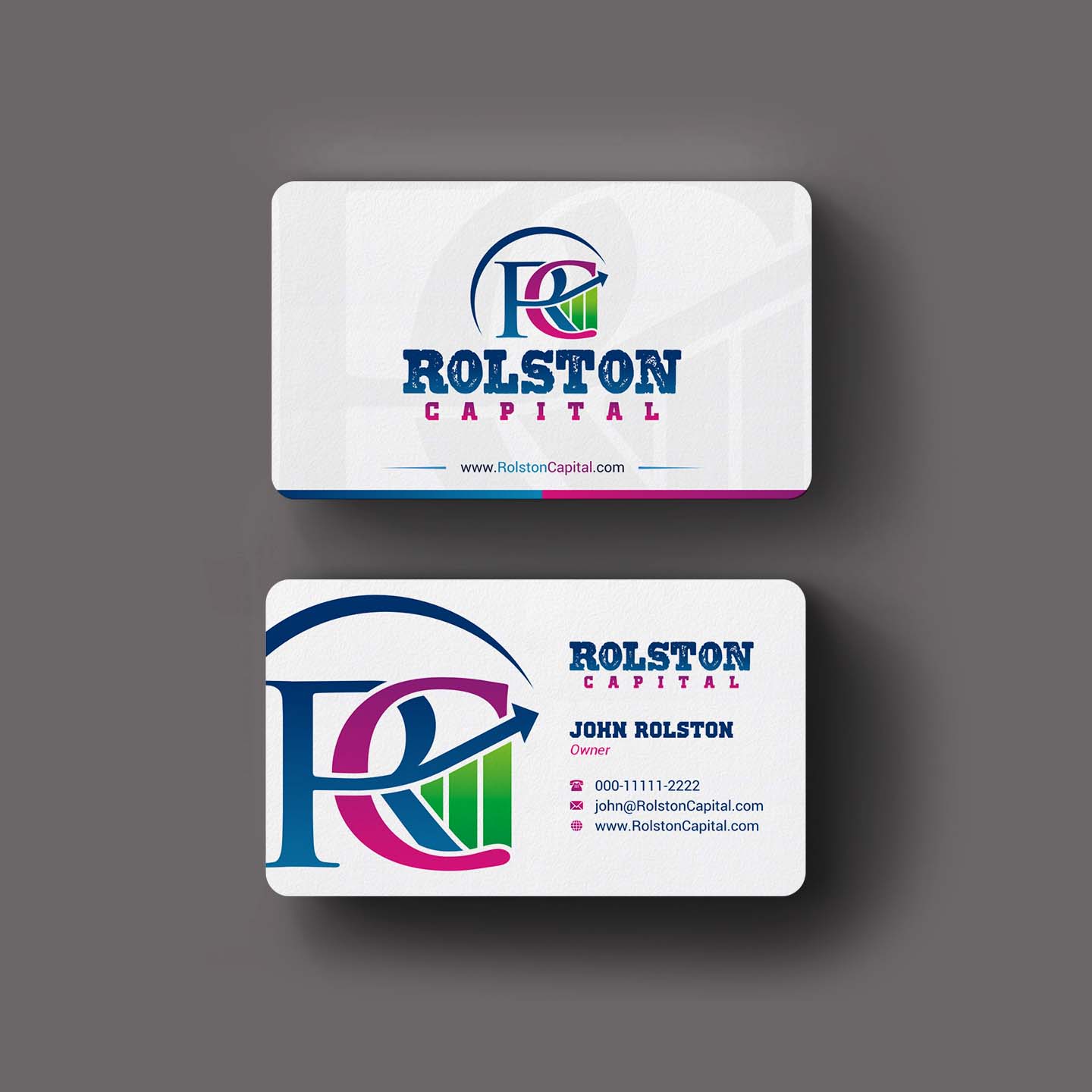 Business Card Design by INDIAN_Ashok for Viridi capital  | Design #27538548