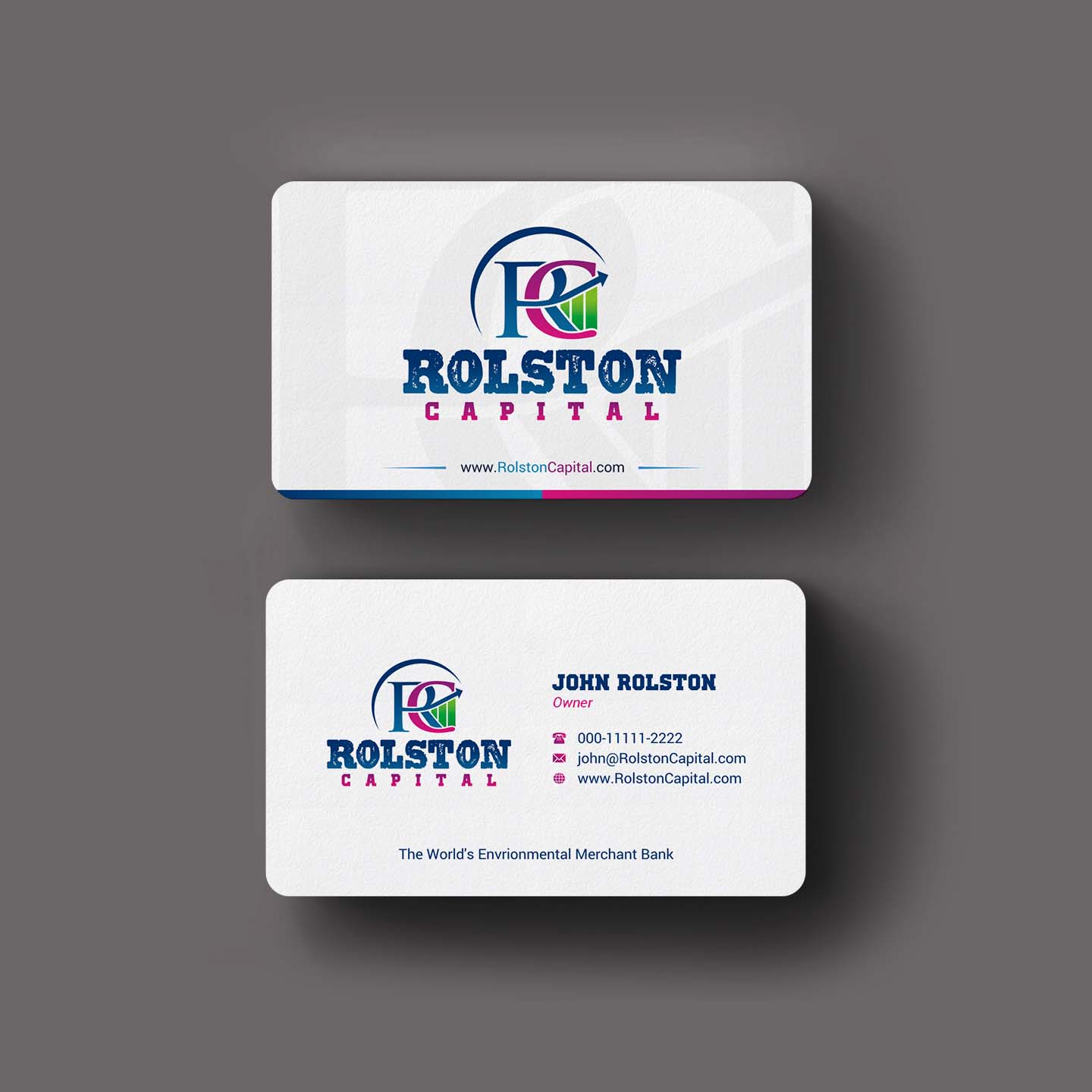 Design de Carte de Visite par INDIAN_Ashok pour Viridi capital  | Design #27538551