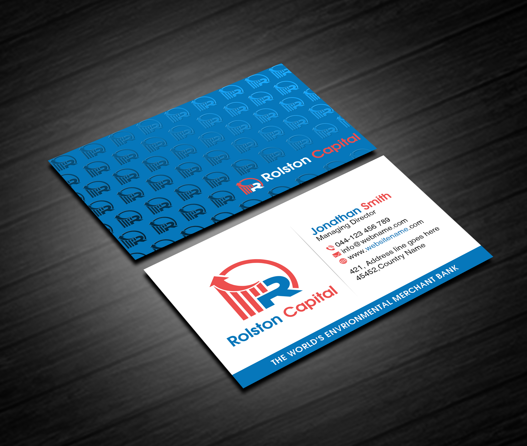 Design de Carte de Visite par Creations Box 2015 pour Viridi capital  | Design #27549847