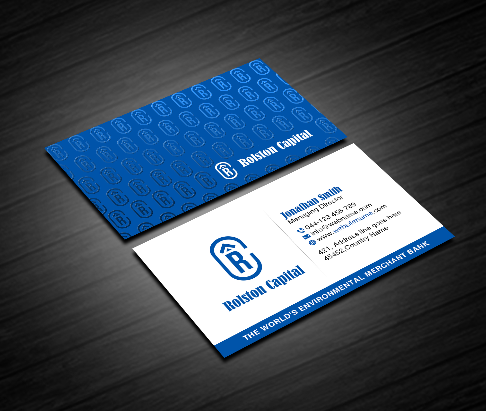 Business Card Design by Creations Box 2015 for Viridi capital  | Design #27553474