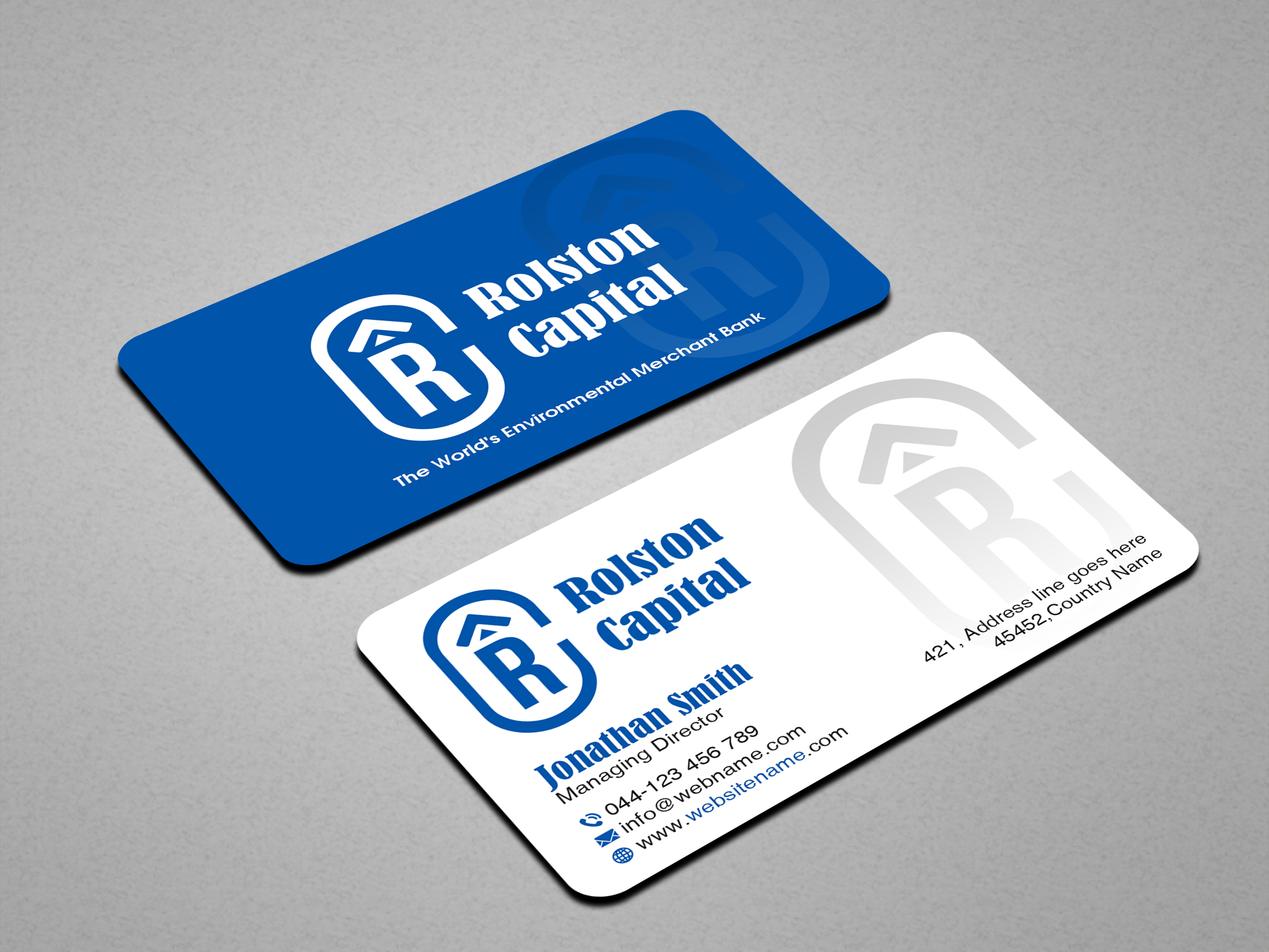 Business Card Design by Creations Box 2015 for Viridi capital  | Design #27553476