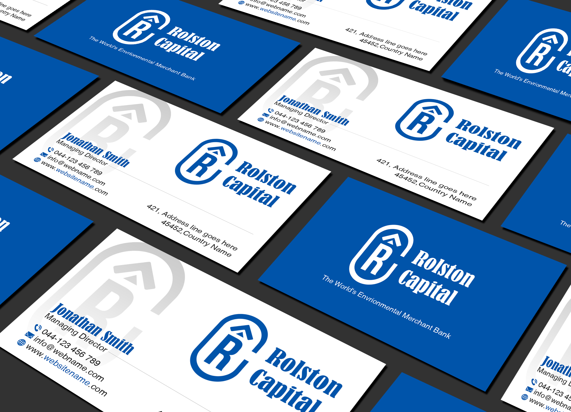 Business Card Design by Creations Box 2015 for Viridi capital  | Design #27553482