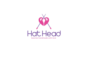 Hat Head, beanies handmade with love (or something to that effect.) | Logo Design by iamrady
