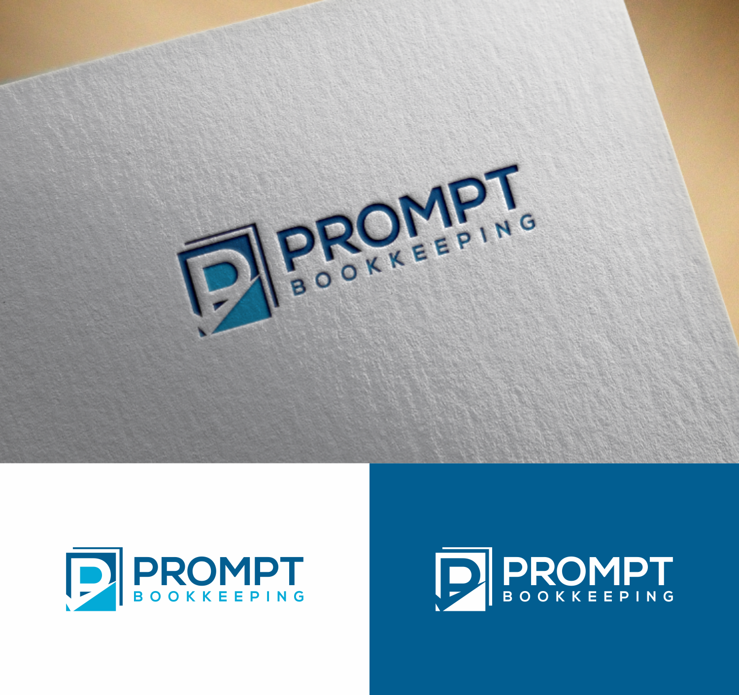 Logo Design by Dharmo_Studio for Prompt Bookkeeping | Design #27532873