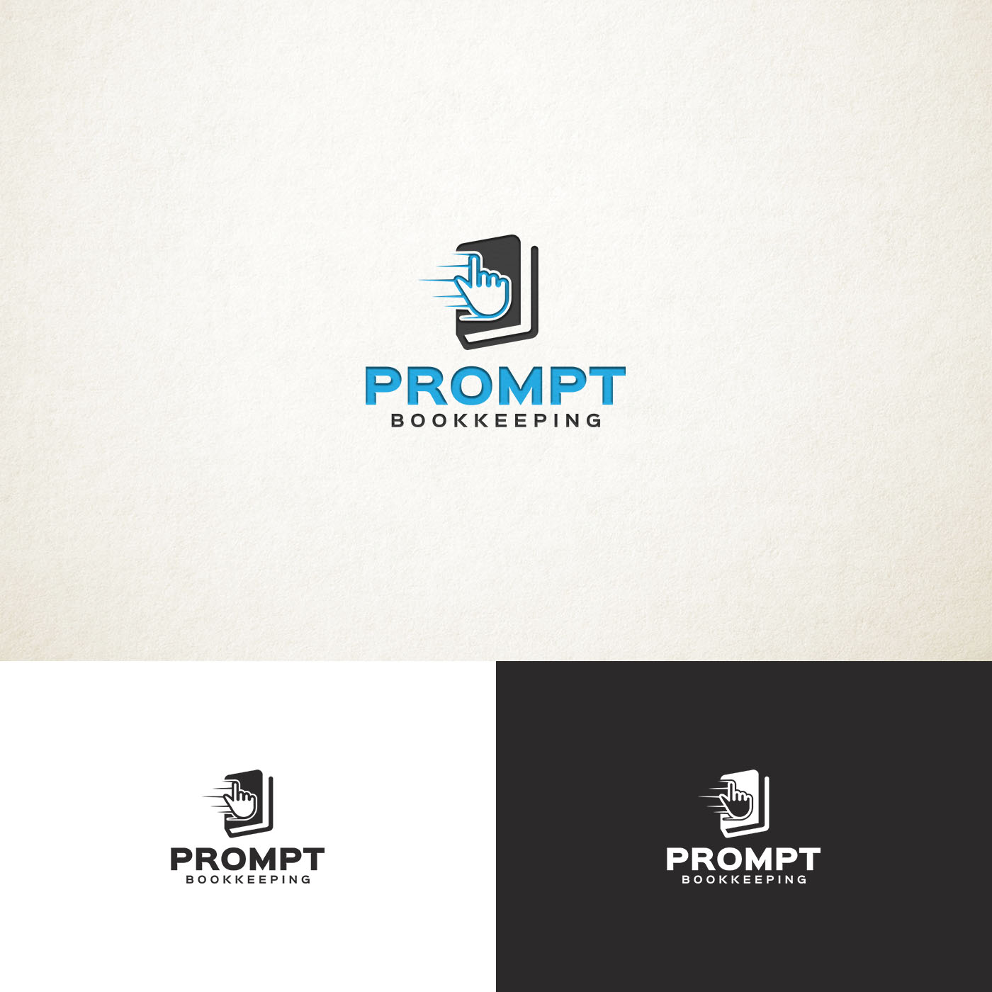 Logo Design by Giuro for Prompt Bookkeeping | Design #27564477