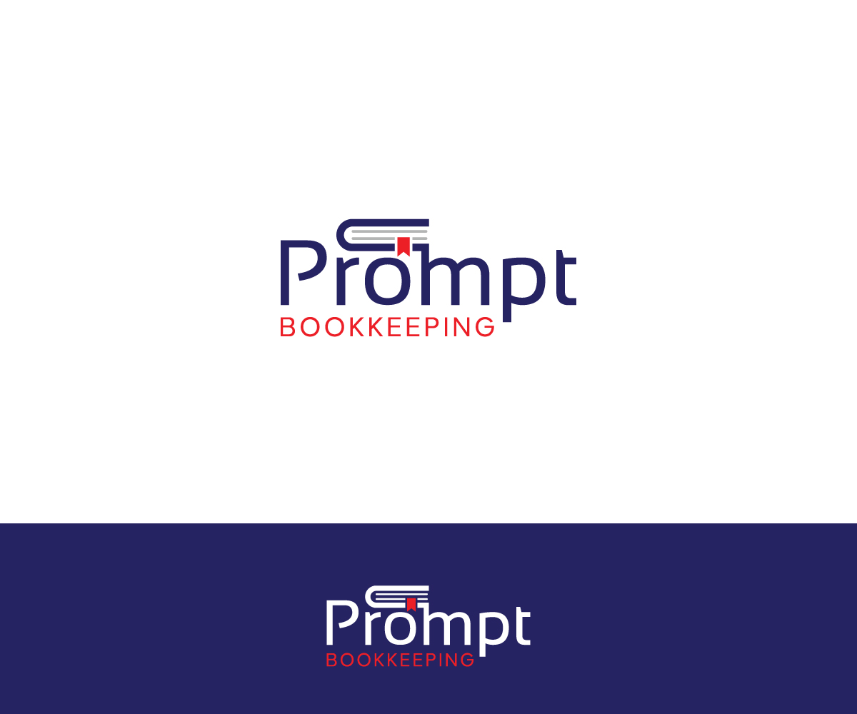 Logo Design by ecorokerz for Prompt Bookkeeping | Design #27531671
