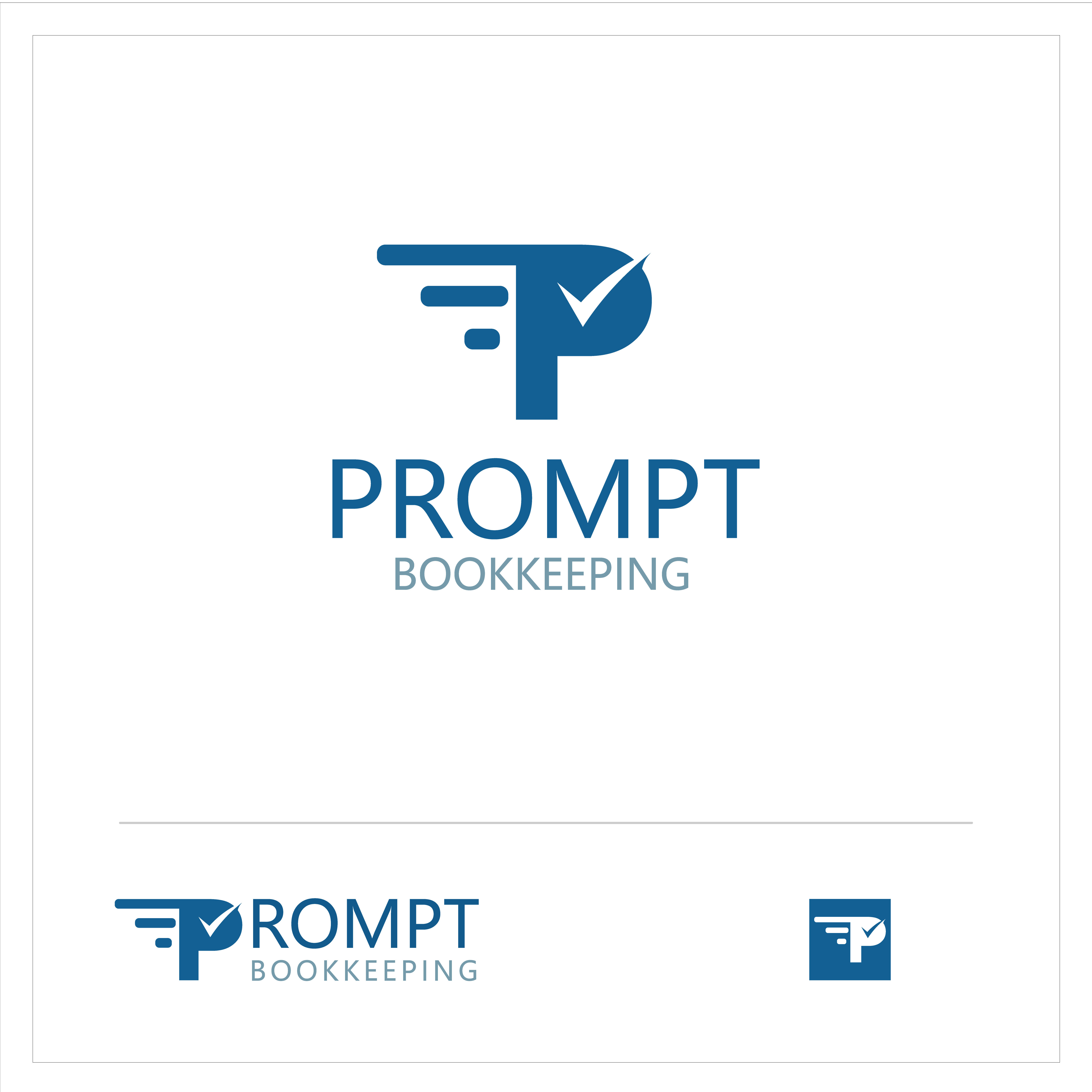 Design de Logo par Pablo Designs pour Prompt Bookkeeping | Design #27539511