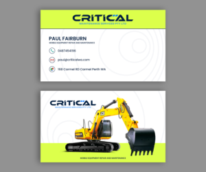 Business Card Design by Abdul kadir gerrani for this project | Design: #27550585