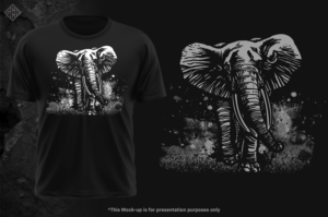 Ferocious Elephant for a T-Shirt Design | T-Shirt-Design von gekgrfx