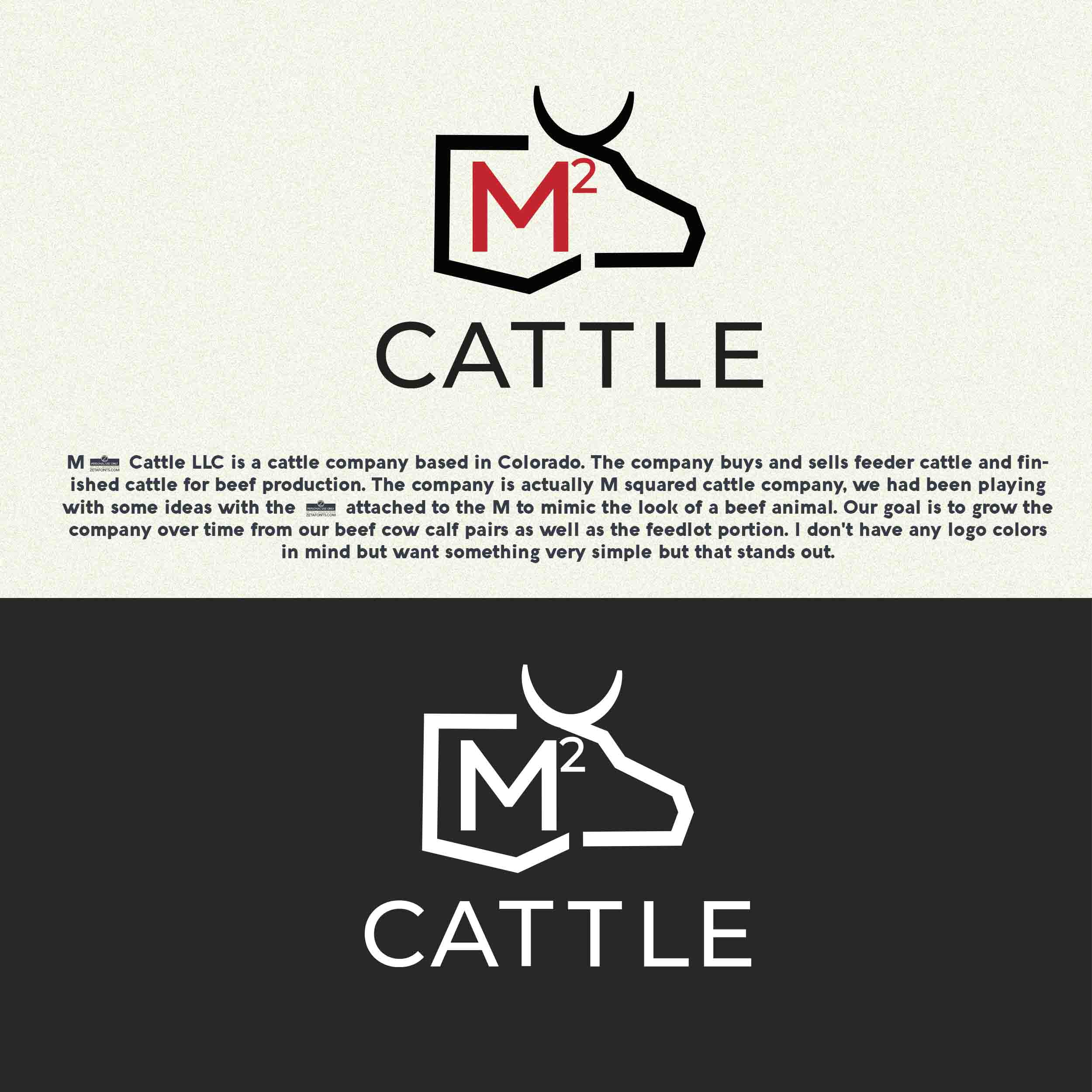 Logo-Design von ILLUSTRATOR PRO für M2 Cattle LLC | Design #27535152