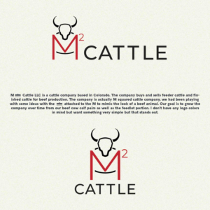 Logo-Design von ILLUSTRATOR PRO für M2 Cattle LLC | Design: #27535260