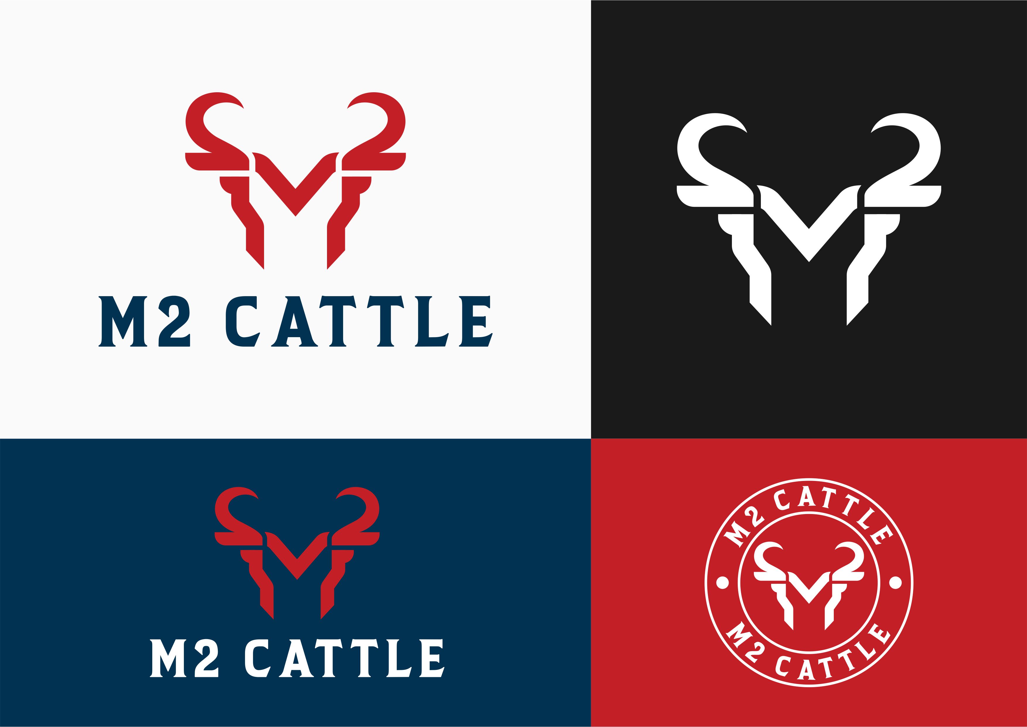 Logo Design by ammar_ed for M2 Cattle LLC | Design #27534597