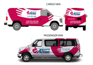 Family Empowerment, Poverty Fighting Non-Profit Wants to Stand Out With Van Wraps | Graphic Design by Javelin Studio