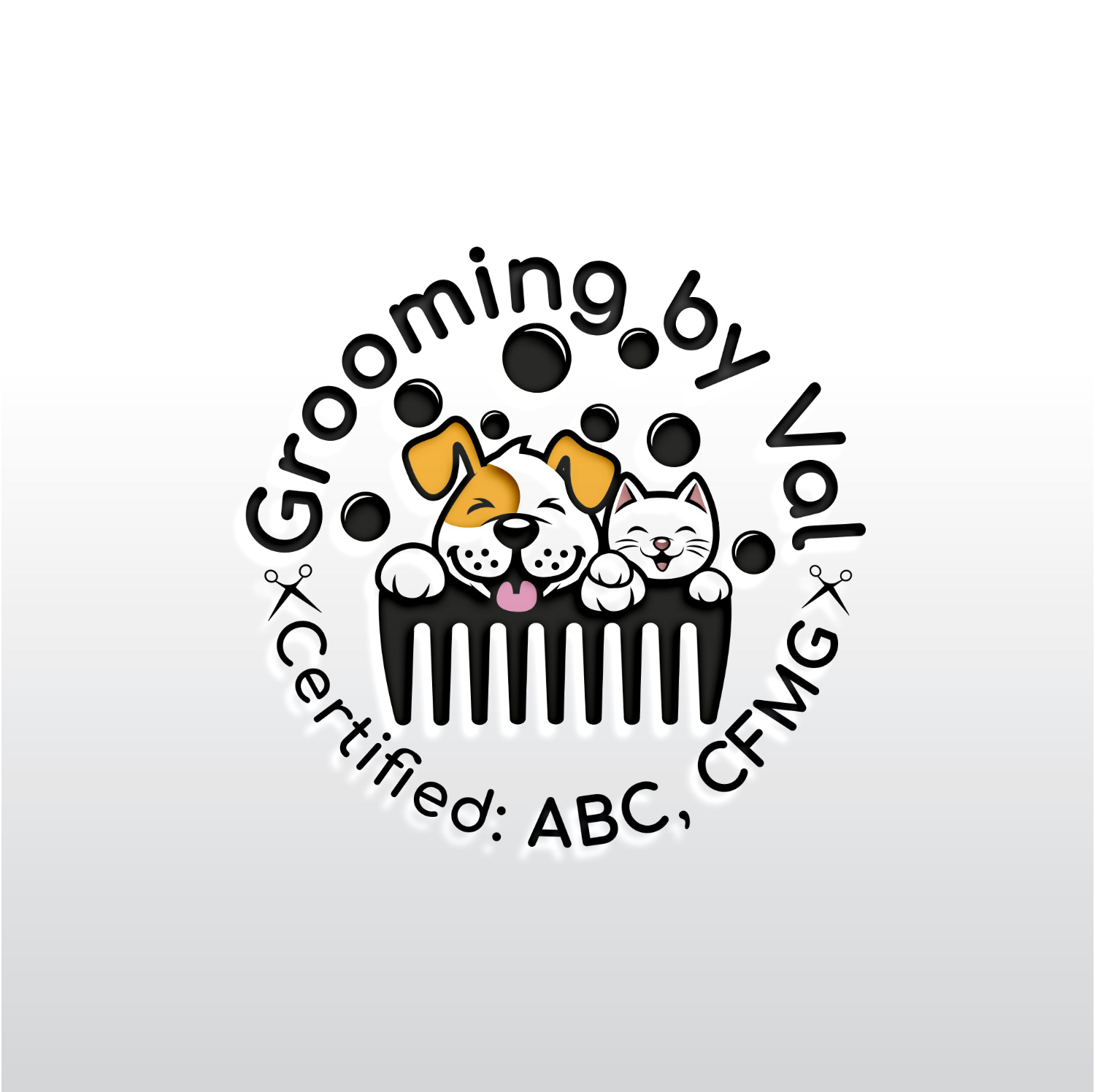 Logo Design by Miller.. for Grooming by Val | Design #27551336