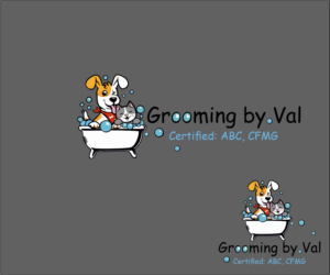 Logo Design by DEDIU 2 for Grooming by Val | Design: #27546151
