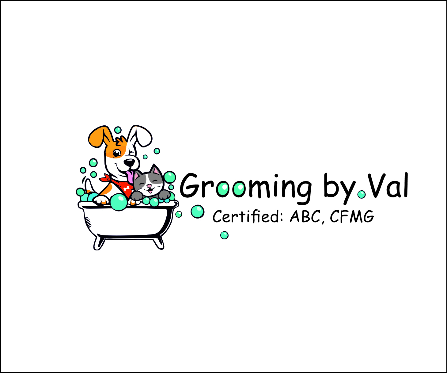 Logo Design by DEDIU 2 for Grooming by Val | Design #27546158