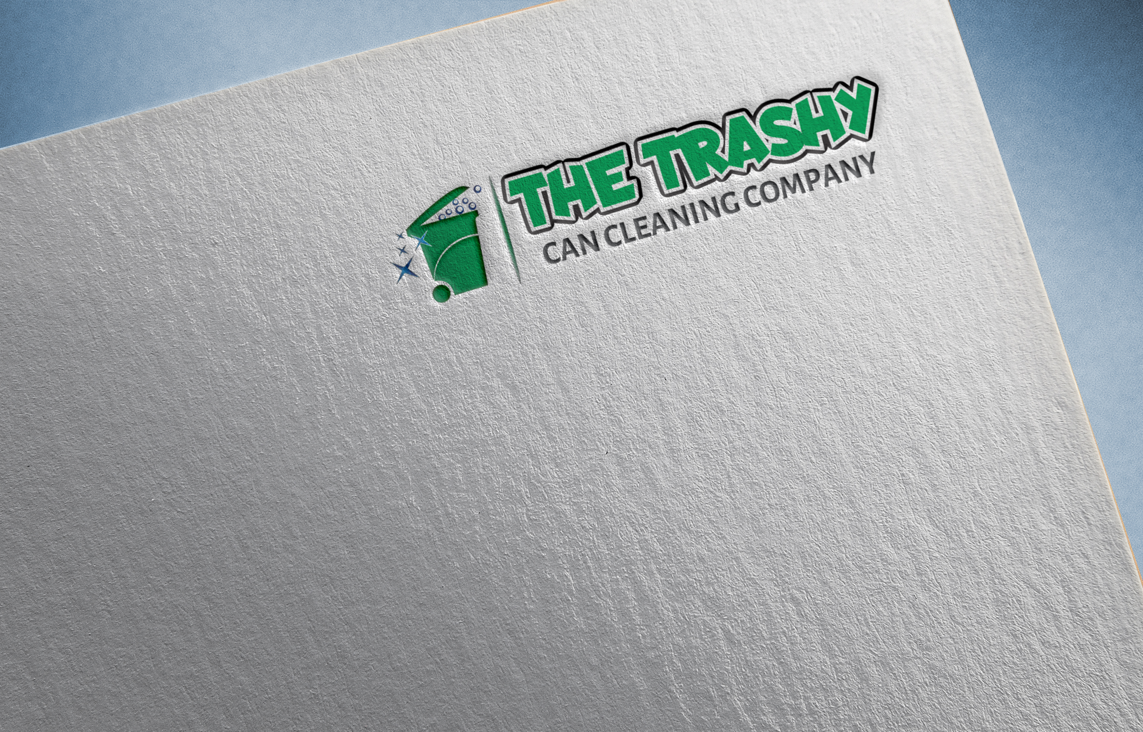 Logo Design by Hafiz Mohammad Yaseen Amin for The Trashy Can Cleaning Company  | Design #27545487