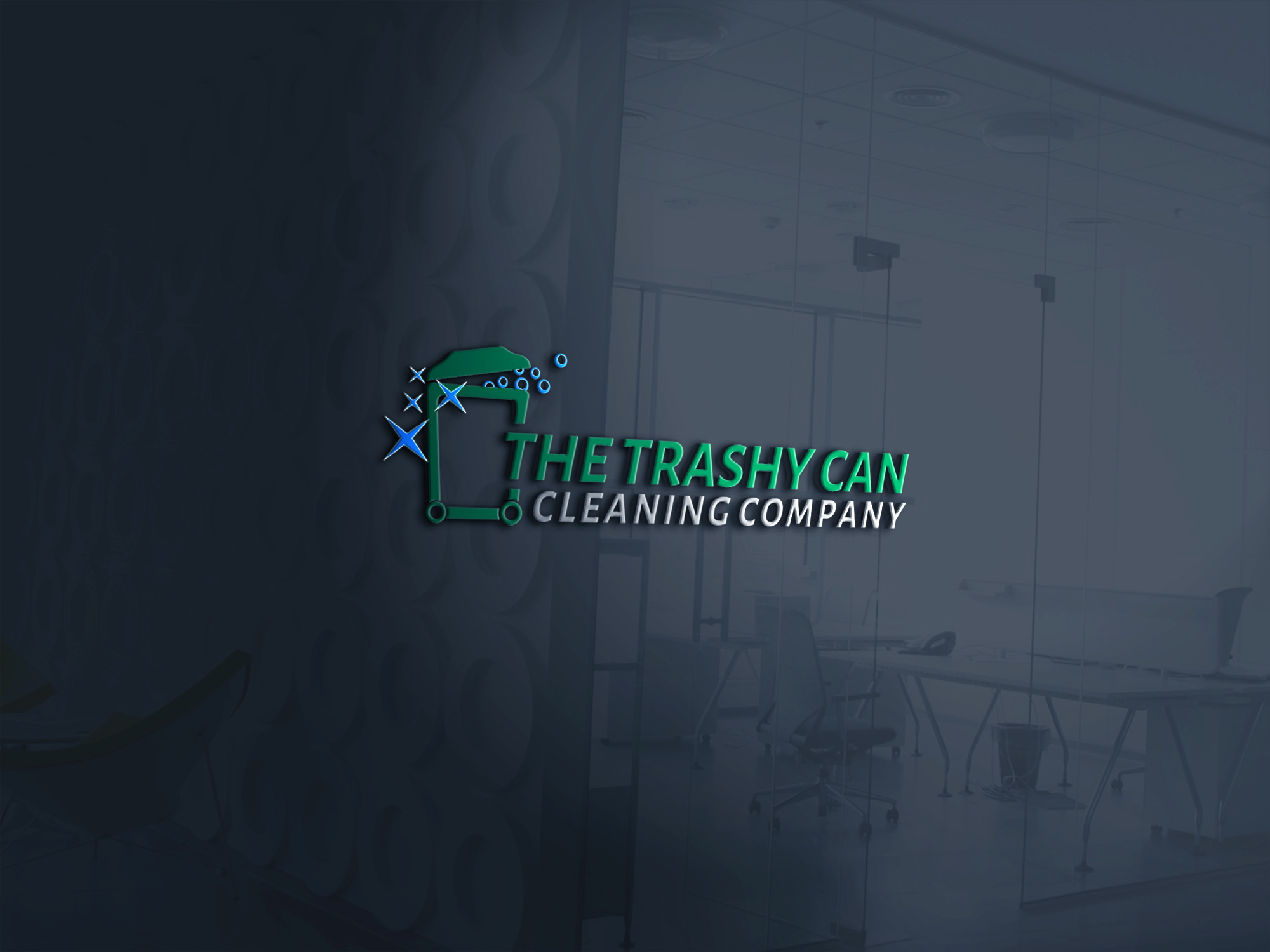 Logo Design by Hafiz Mohammad Yaseen Amin for The Trashy Can Cleaning Company  | Design #27545927