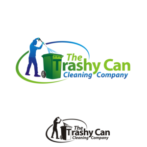 Logo Design by Magic of Art for The Trashy Can Cleaning Company  | Design #27538435