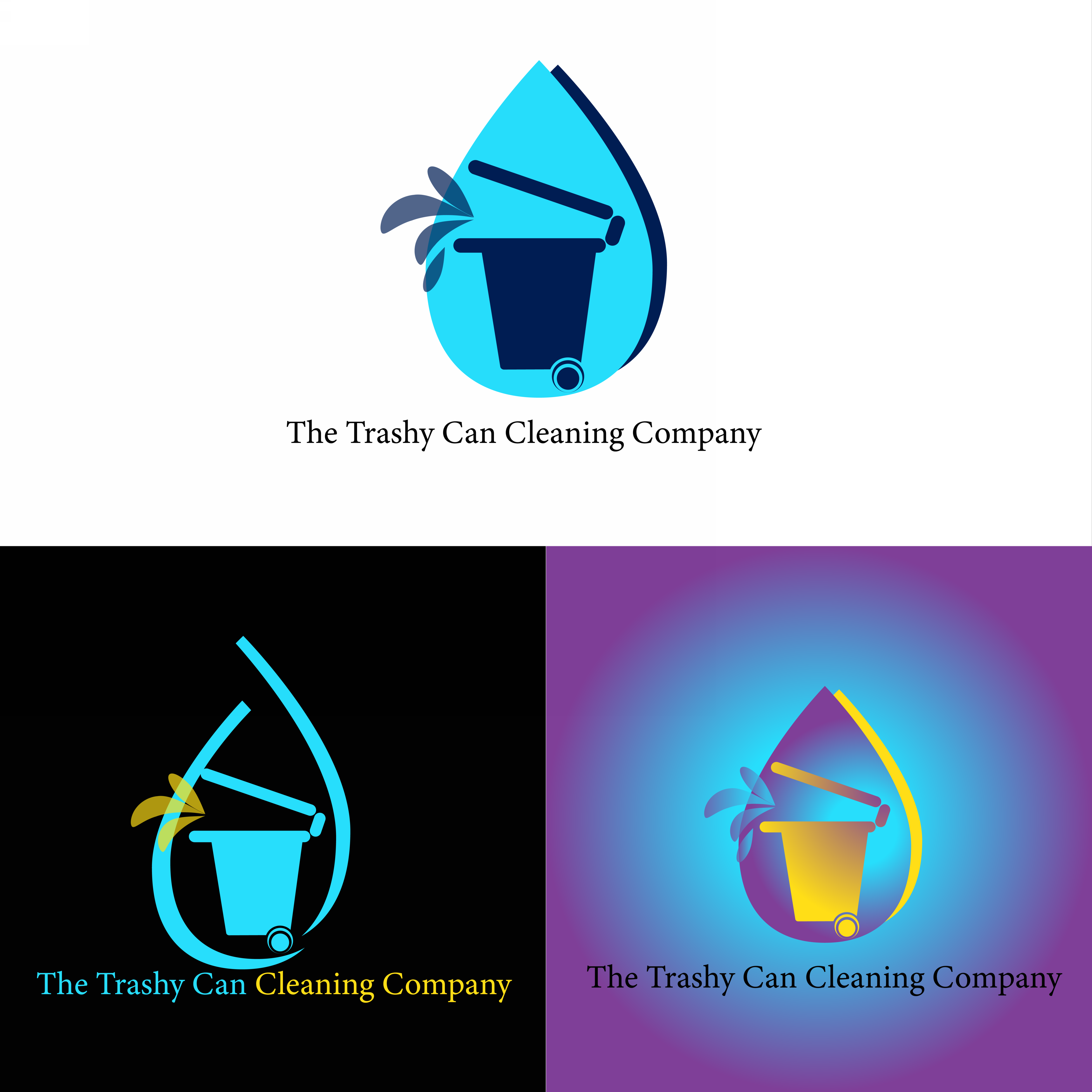 Diseño de Logo por ielu para The Trashy Can Cleaning Company  | Diseño #27545858