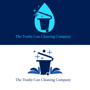Logo Design by ielu for The Trashy Can Cleaning Company  | Design: #27545861
