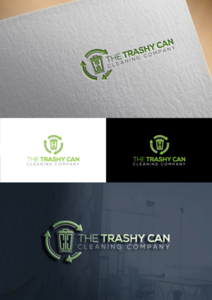Diseño de Logo por DesIcon para The Trashy Can Cleaning Company  | Diseño: #27544229