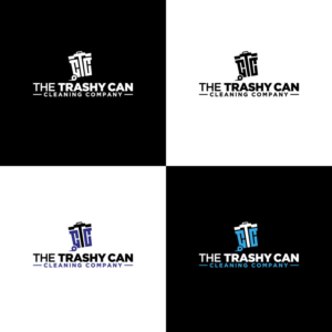 Logo Design by Trident for The Trashy Can Cleaning Company  | Design: #27547294