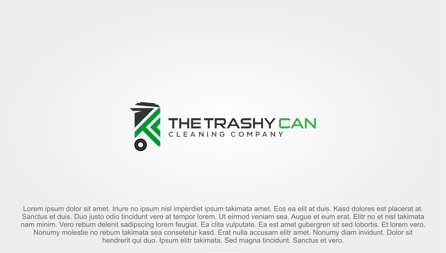 Logo Design by Indra Putra for The Trashy Can Cleaning Company  | Design #27542033