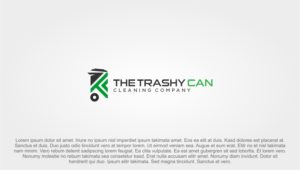 Logo Design by Indra Putra for The Trashy Can Cleaning Company  | Design: #27542033