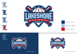 Logo Design by Pen and Wolf for Belle River Minor Baseball Association | Design #27546432