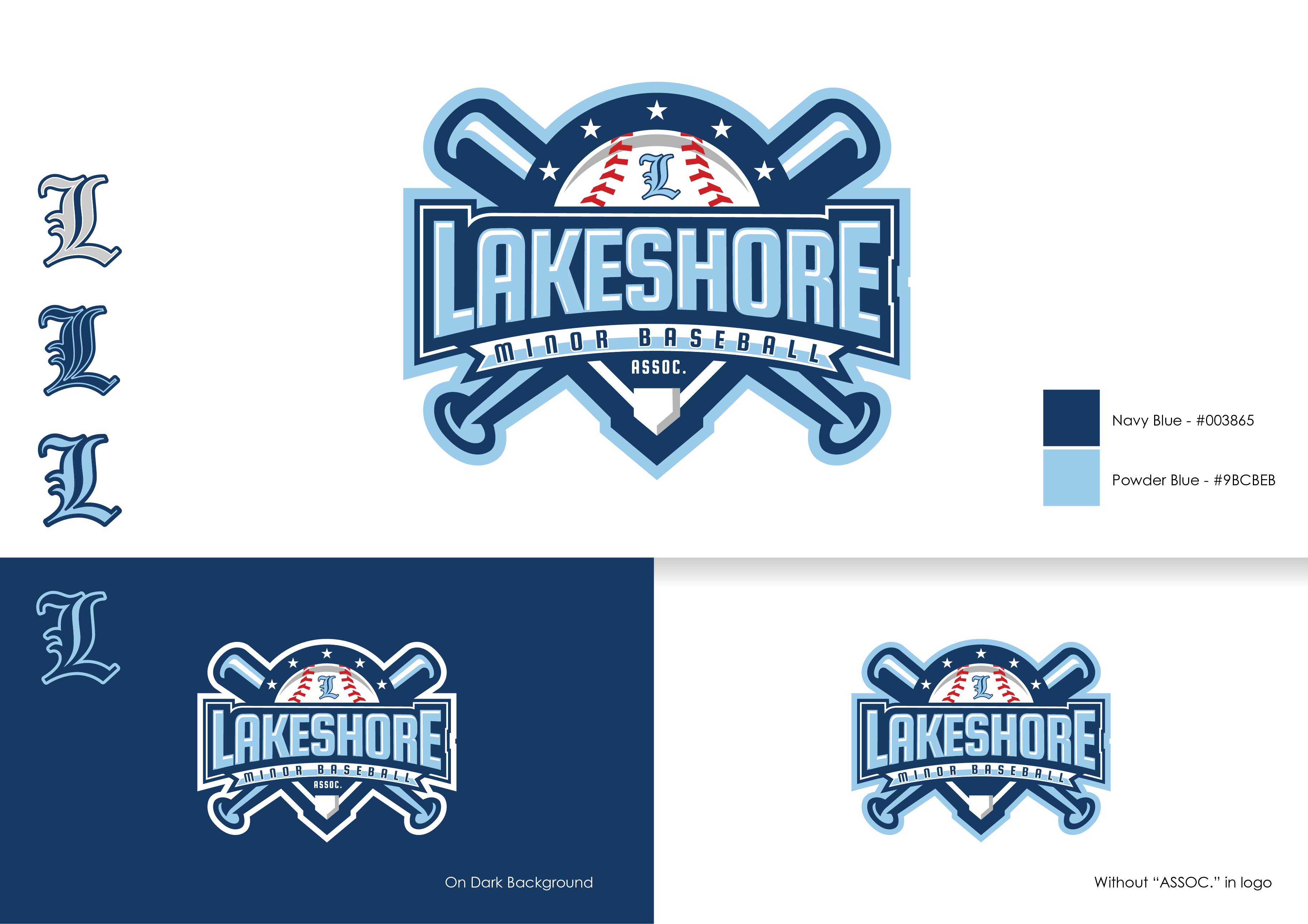 Diseño de Logo por Pen and Wolf para Belle River Minor Baseball Association | Diseño #27571527