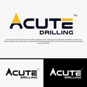 Acute or Acute Drilling  | Design de Logo par ILLUSTRATOR PRO