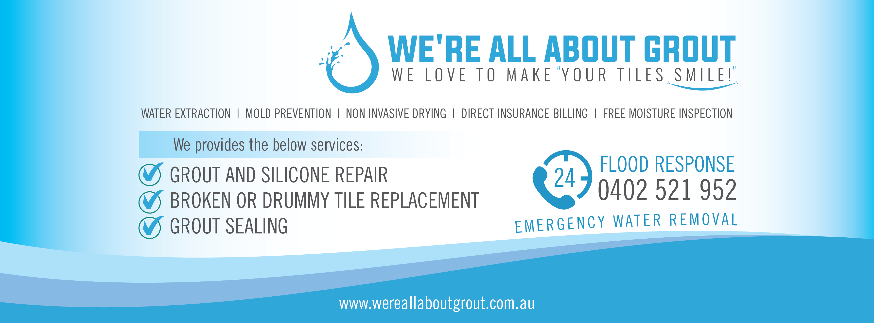 Design Facebook par liaarts pour Were All About Grout | Design #27572355