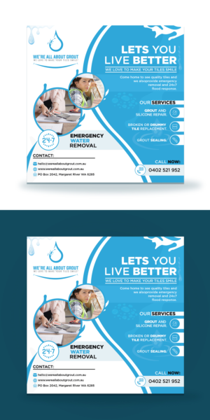 Facebook Design by debdesign for Were All About Grout | Design: #27557291