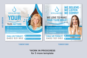 Facebook Design by TSU Creations for Were All About Grout | Design: #27561737