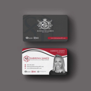 Business Card Design by INDIAN_Ashok for Sabrina James Real Estate | Design: #27543707