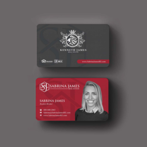 Business Card Design by INDIAN_Ashok for Sabrina James Real Estate | Design: #27543718
