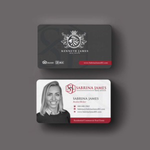 Business Card Design by INDIAN_Ashok for Sabrina James Real Estate | Design: #27543720
