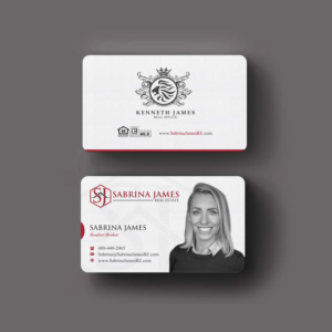 Business Card Design by INDIAN_Ashok for Sabrina James Real Estate | Design: #27543723