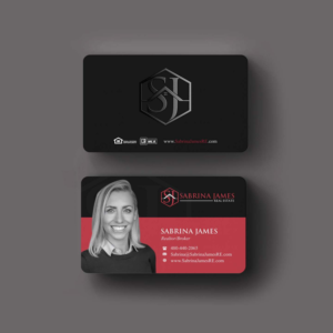 Business Card Design by INDIAN_Ashok for Sabrina James Real Estate | Design: #27543735