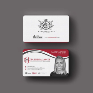 Business Card Design by INDIAN_Ashok for Sabrina James Real Estate | Design: #27543736