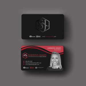 Business Card Design by INDIAN_Ashok for Sabrina James Real Estate | Design: #27543740