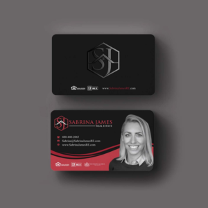 Business Card Design by INDIAN_Ashok for Sabrina James Real Estate | Design: #27543744