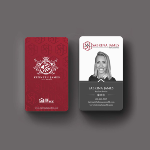 Business Card Design by INDIAN_Ashok for Sabrina James Real Estate | Design: #27543745