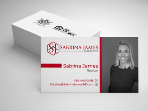 Business Card Design by Riyad for Sabrina James Real Estate | Design: #27542291