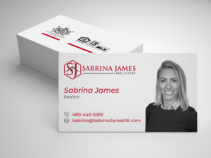 Business Card Design by Riyad for Sabrina James Real Estate | Design: #27542334