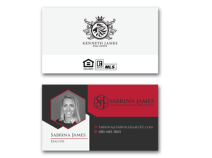 Business Card Design by dhamkith for Sabrina James Real Estate | Design: #27541116