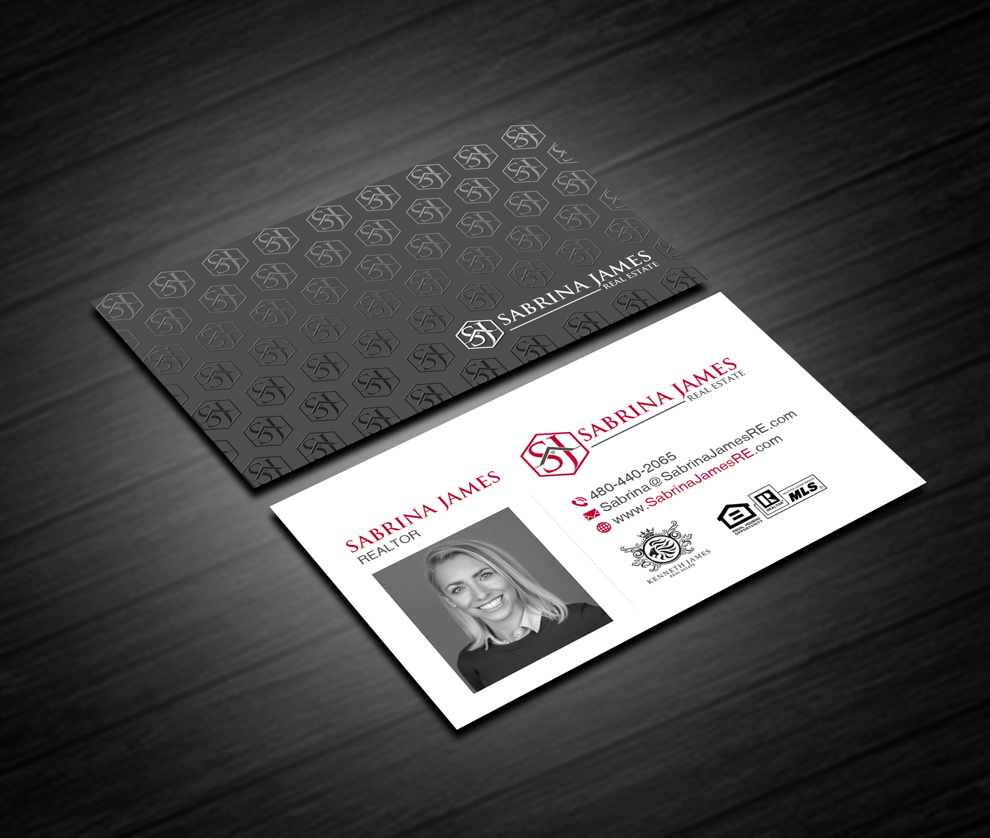 Business Card Design by Creations Box 2015 for Sabrina James Real Estate | Design #27544013